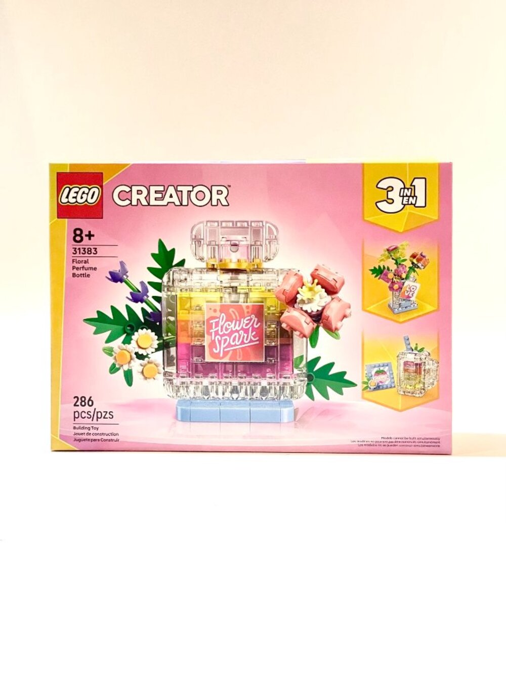 LEGO 31386 Creator 3in1 Floral Decor Perfume Bottle NIB New in Hand